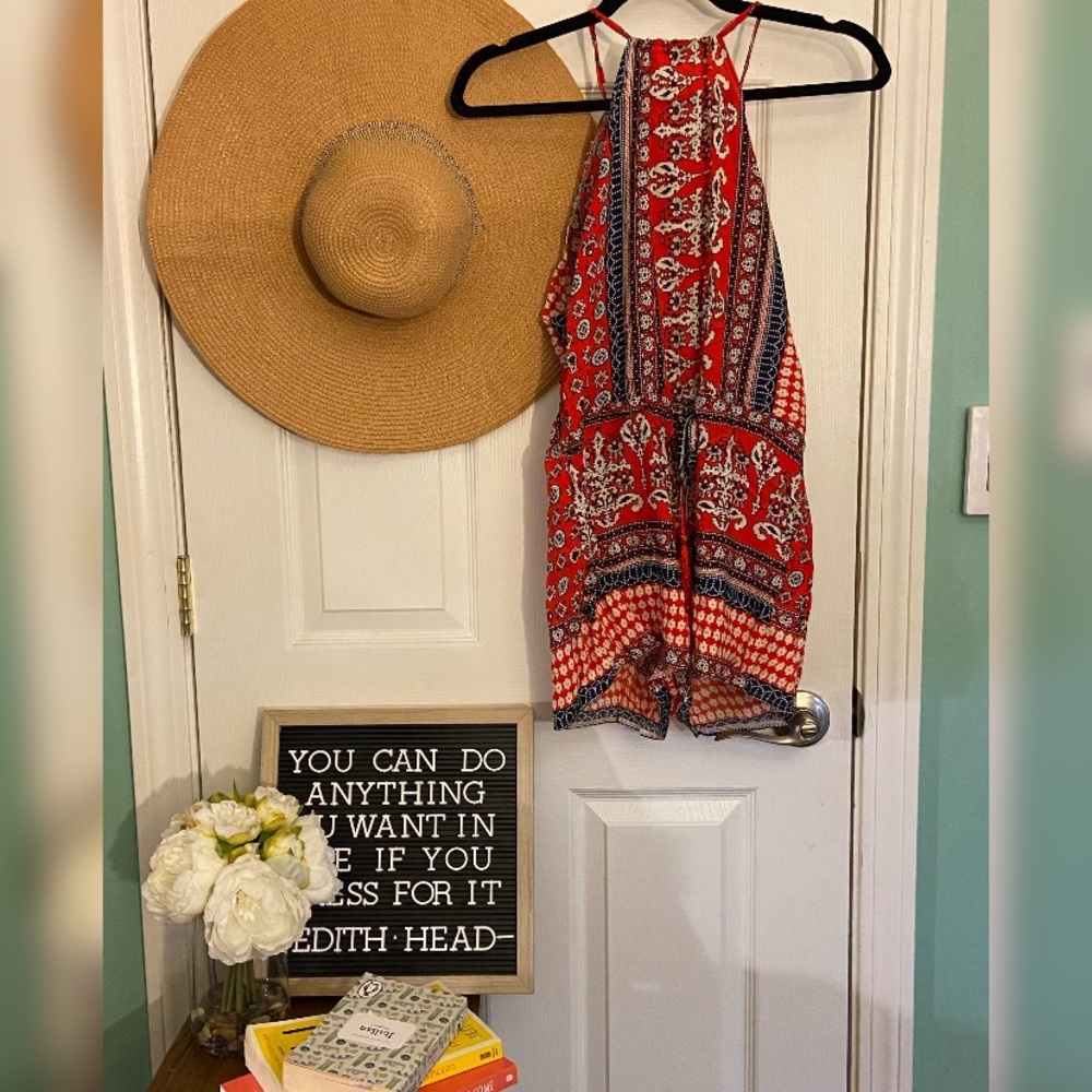 Open Back Romper